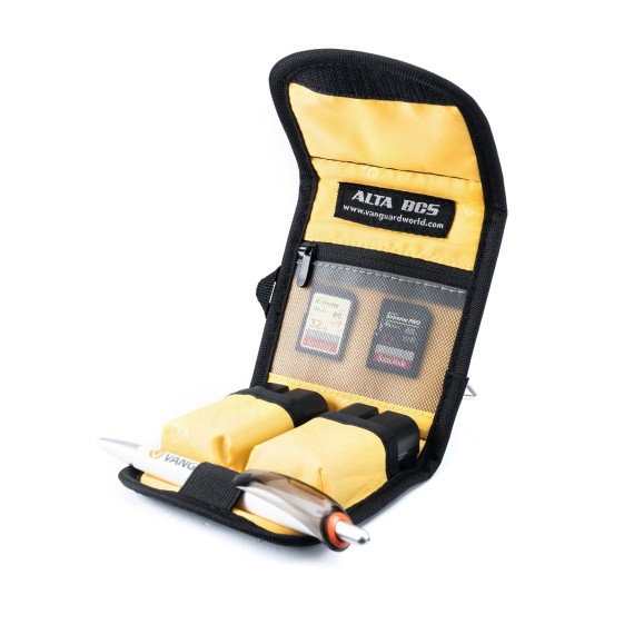 Vanguard Estojo Alta BCS para 2 baterias, memórias e filtro