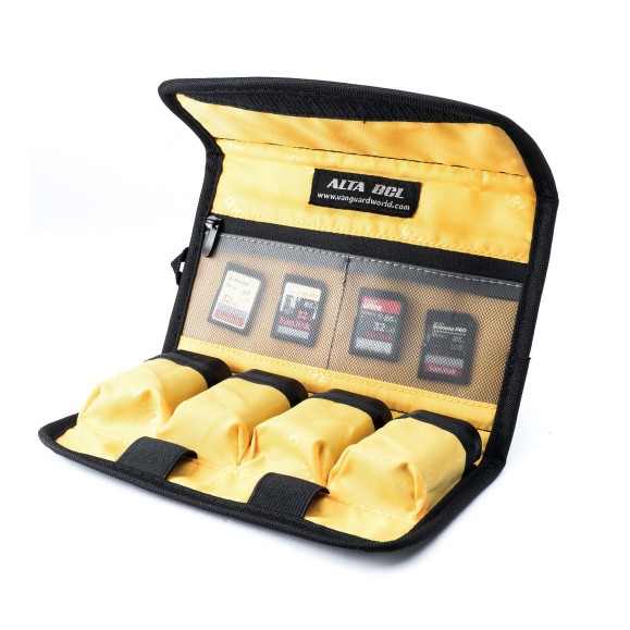 Vanguard Mala Alta BCL para 4 baterias, memórias e 2 filtros