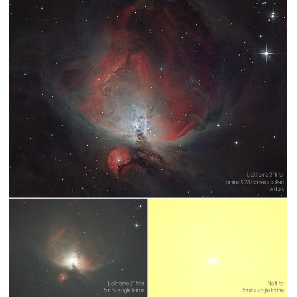 Optolong Filtro astronómico duplo de banda estreita L-eXtreme 2" L-eXtreme