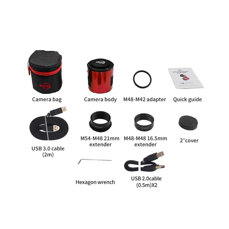 ZWO Câmara astronómica refrigerada...