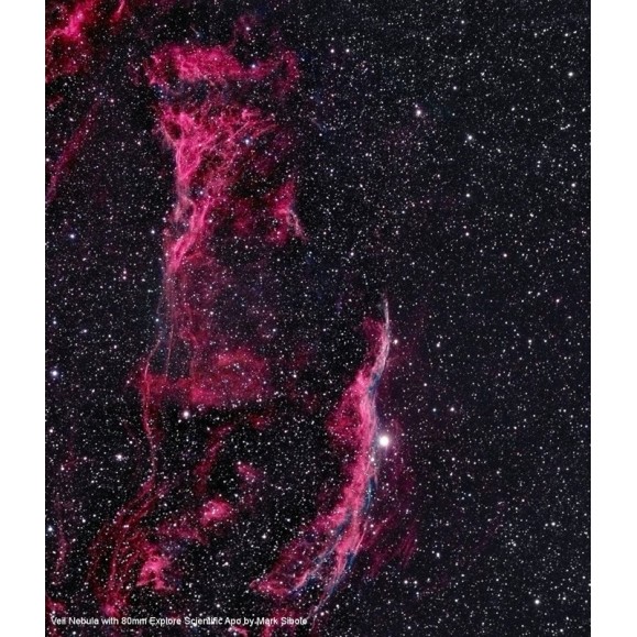 Explore Scientific Tubo 80mm f/6 ED APO FCD-1 Alu com focador R&P de 2"