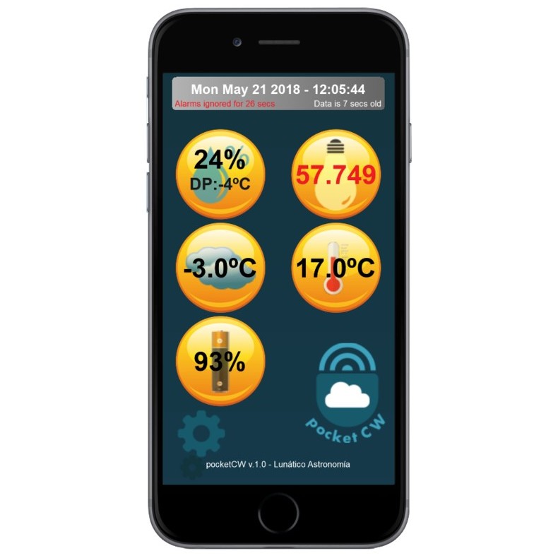 Pocket Cloud Watcher Lunatico USB...