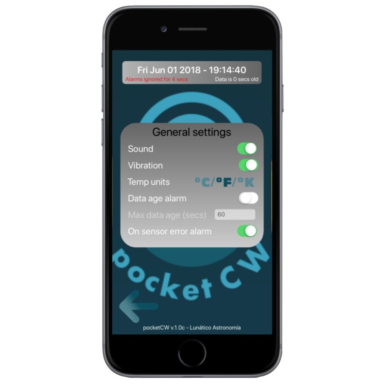 Pocket Cloud Watcher Lunatico USB...