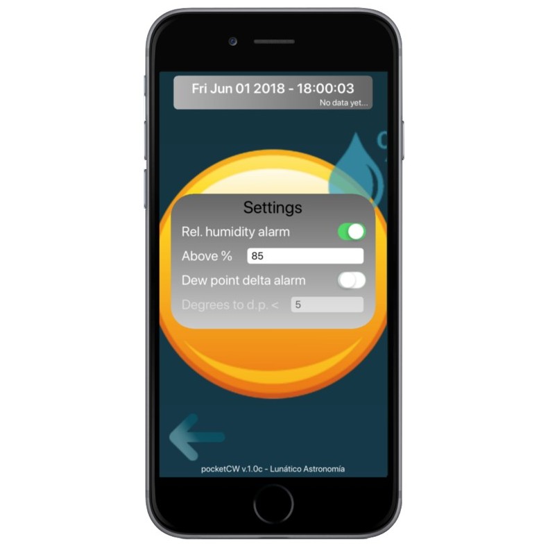 Pocket Cloud Watcher Lunatico USB...