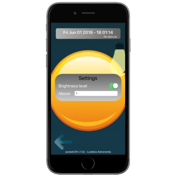 Pocket Cloud Watcher Lunatico USB versão para PC