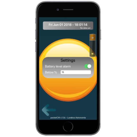 Pocket Cloud Watcher Lunatico USB versão para PC
