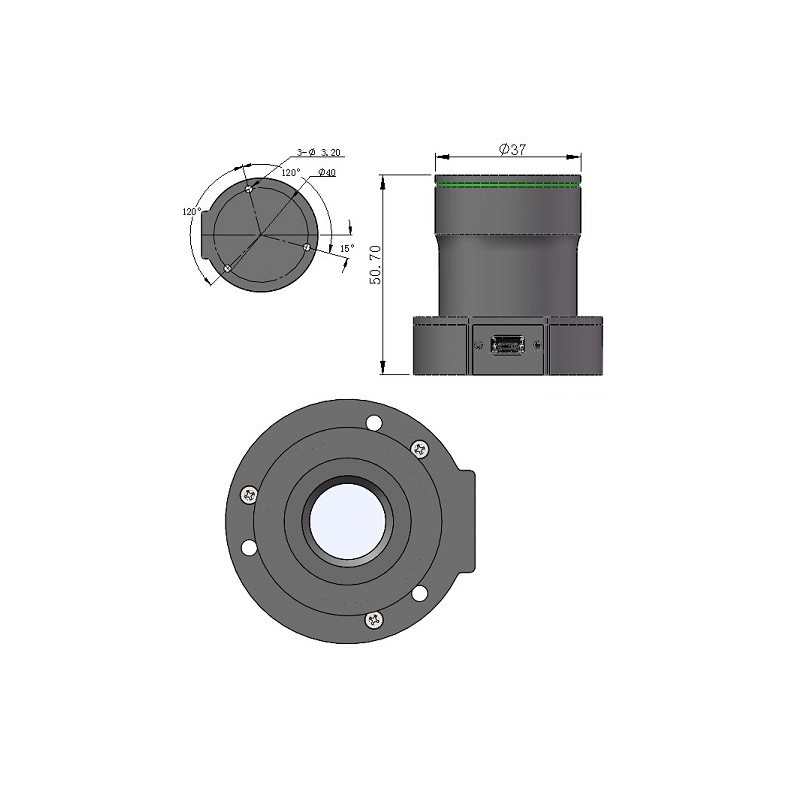 Localizador polar PoleMaster QHY com...