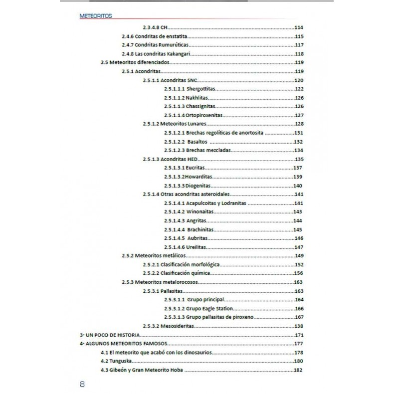 Livro Meteoritos. Introdução e guia...