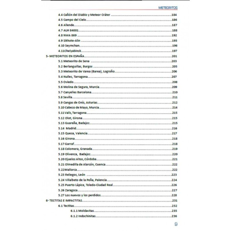 Livro Meteoritos. Introdução e guia...
