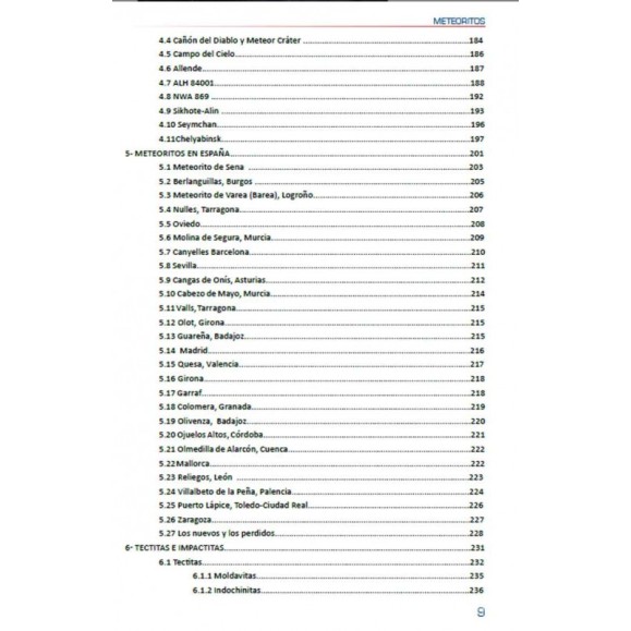 Livro Meteoritos. Introdução e guia de reconhecimento