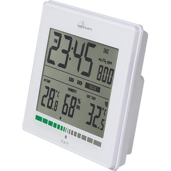 Monitor de qualidade La Crosse com transmissão para telemóvel