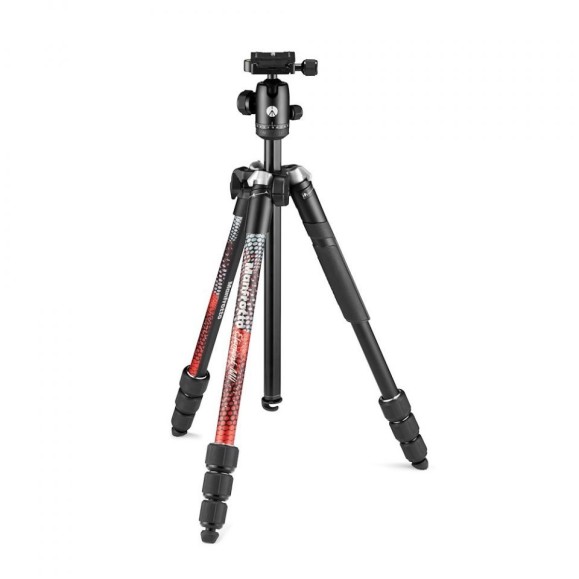 Manfrotto Tripé Element MII Alumínio Vermelho