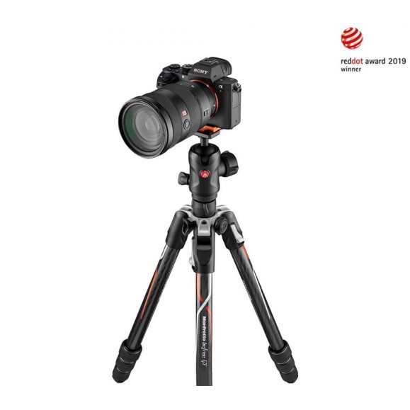 Manfrotto Tripé Befree GT carbon para câmaras Sony Alpha