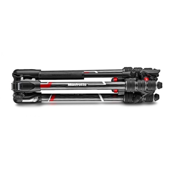Manfrotto Tripé Befree Live de carbono com fecho de torção