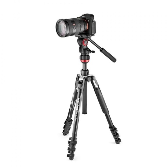 Manfrotto Tripé Befree Live tripé de alumínio com fecho de alavanca