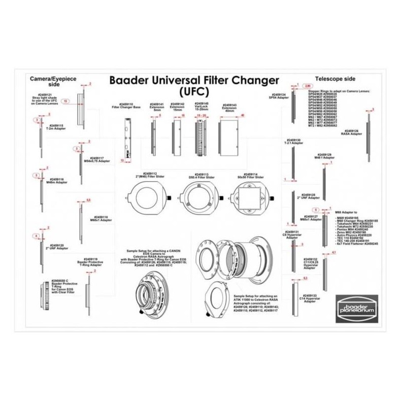 Suporte de filtro deslizante UFC para...