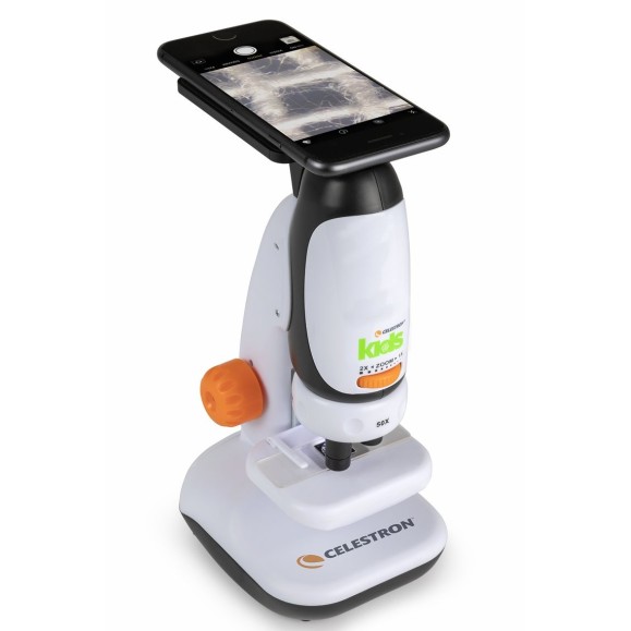 Microscópio para crianças CELESTRON com adaptador para smartphone
