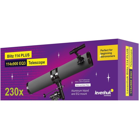 Levenhuk Blitz do Telescópio 114 PLUS