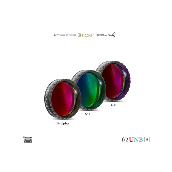 Conjunto de 3 filtros de ultra-alta velocidade Ø 1¼" 3,5/4 nm Cmos optimizado Baader Planetarium