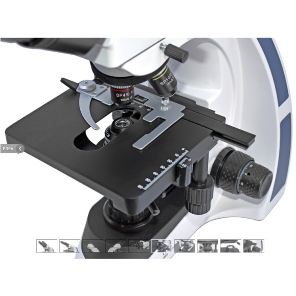 BMS Microscópio biológico binocular D2-220SP 1000X