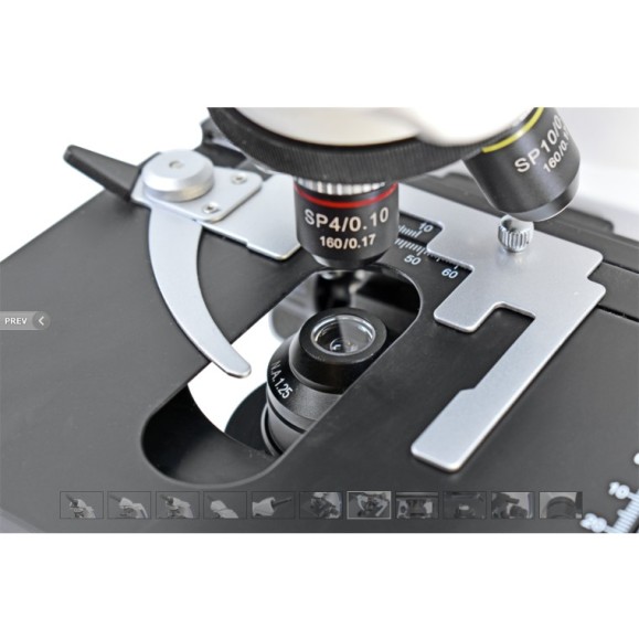 BMS Microscópio biológico monocular D2-211SP 1000X