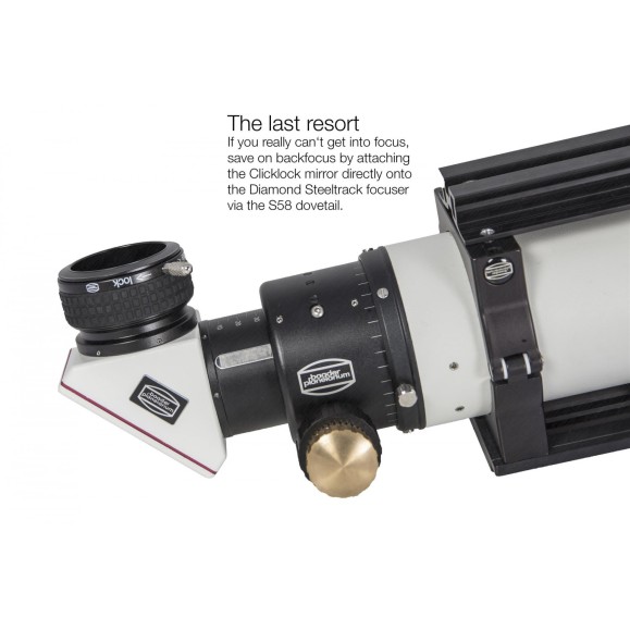 Baader Planetarium Crayford Black Diamond SteelTrack focuser para Newton 2957230