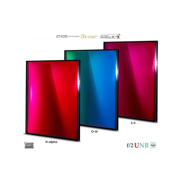 Conjunto de 3 filtros Ultra Highspeed 65x65mm - 3,5/4 nm Cmos optimizados Baader Planetarium