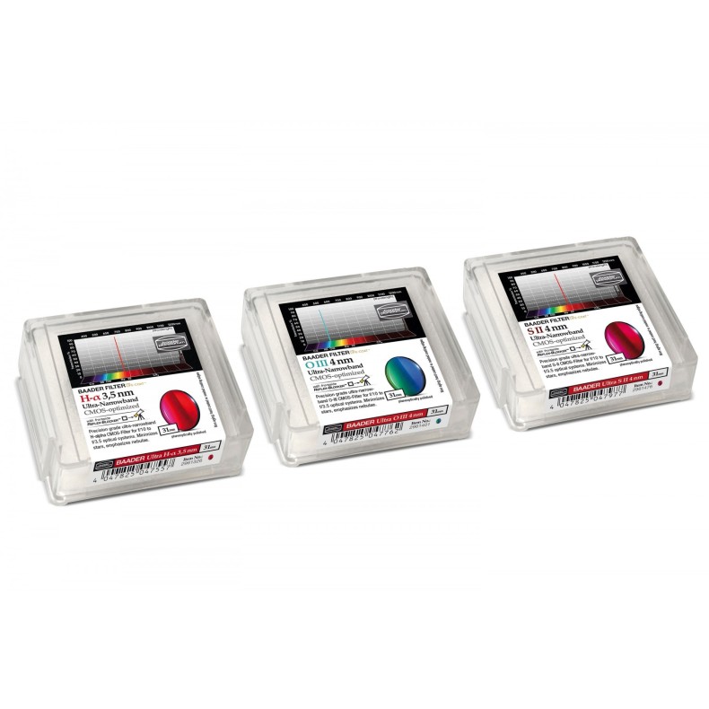 Conjunto de 3 filtros de banda...