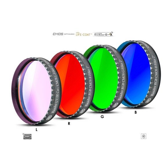 Conjunto de filtros LRGB de 2" Optimizado para CMOS de Baader Planetarium