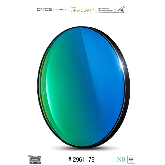 Baader O-III Filtro de banda estreita 6,5nm Ø 50,4 mm optimizado para CMOS