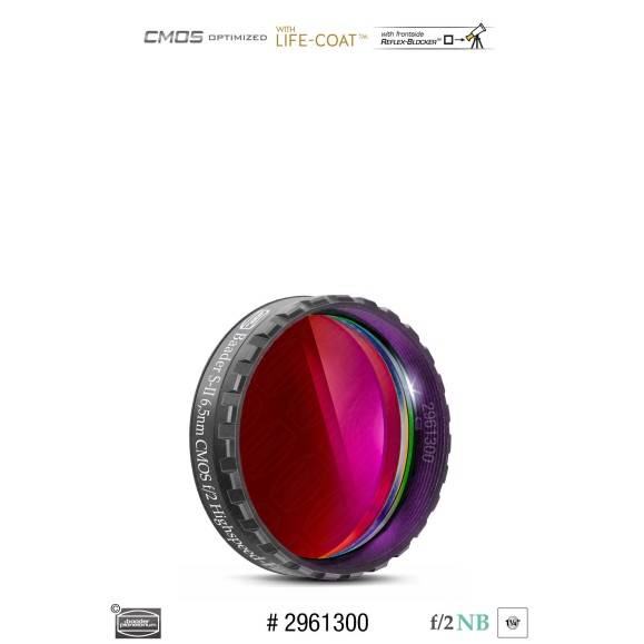 Baader S-II Filtro de alta velocidade de 6,5nm Ø 1¼" optimizado para CMOS