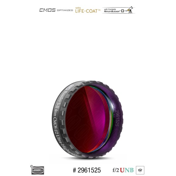 Filtro Baader S-II de 4nm Ø 1¼" de alta velocidade optimizado para CMOS