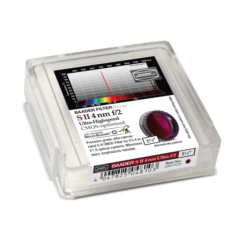Filtro Baader S-II de 4nm Ø 1¼" de... Filtro Baader S-II de 4nm Ø 1¼" de...