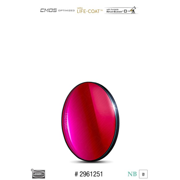 Baader S-II Filtro de banda estreita de 6,5 nm Ø 31 mm optimizado para CMOS