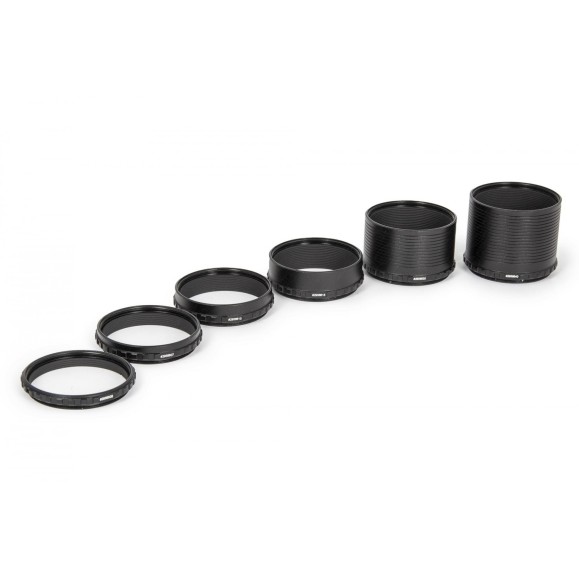 Tubo de extensão Baader M48 Bocal de 30 mm / 2" com ranhuras de segurança