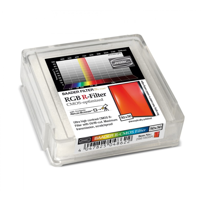 Filtro Baader RGB-R de 50x50 mm...