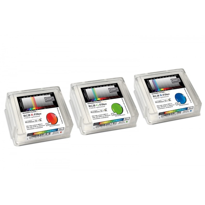 Conjunto de filtros Baader RGB Ø 31...