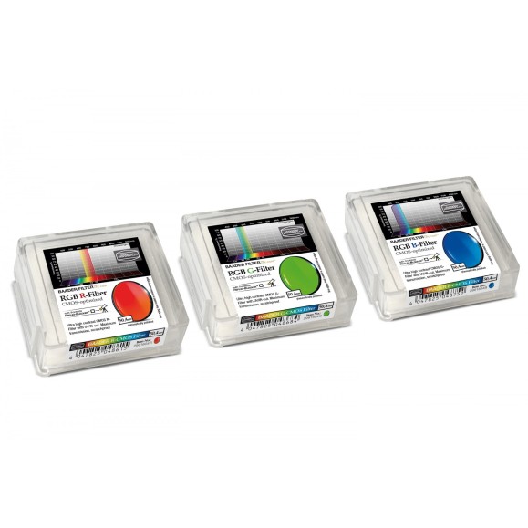 50,4 mm Baader RGB Ø 50,4 mm conjunto de filtros optimizado para CMOS