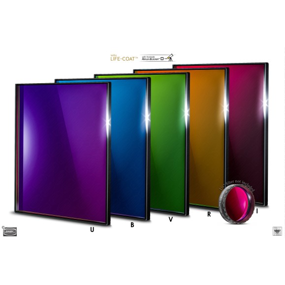 Conjunto de filtros fotométricos 100x100 mm² BESSEL Baader Planetarium