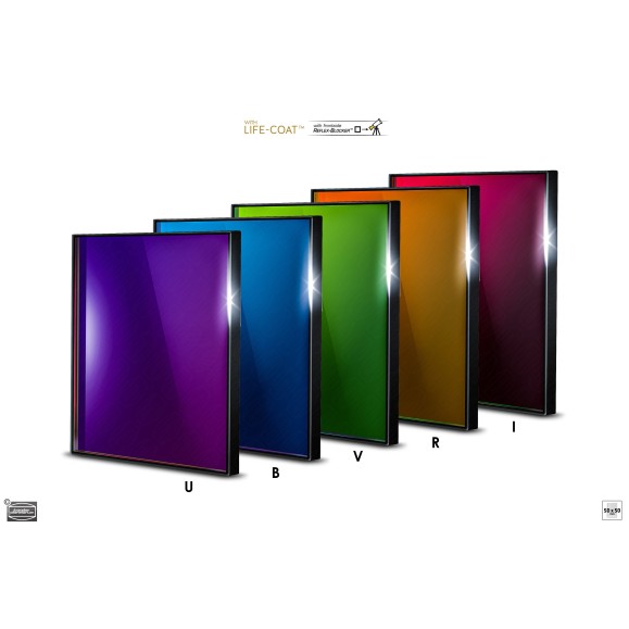 Conjunto de filtros fotométricos 50x50 mm² BESSEL Baader Planetarium