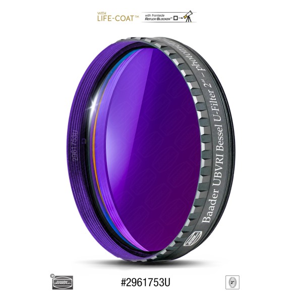 Filtro fotométrico Ø 2" BESSEL UBVRI-U Baader Planetarium