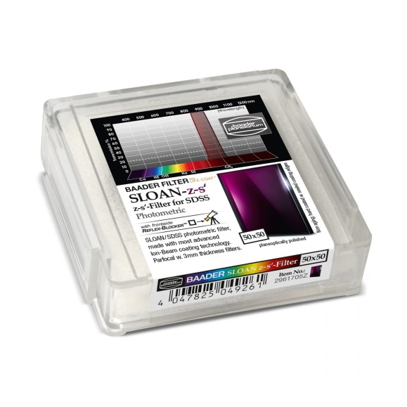 Filtro fotométrico 50x50 mm² SLOAN-z-s Baader Planetarium