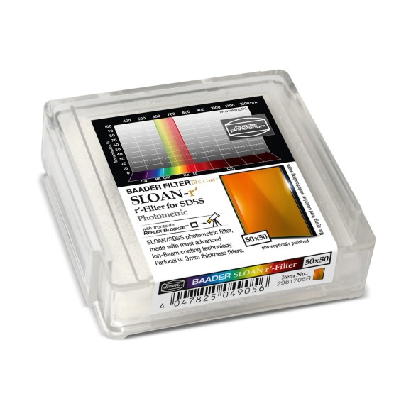 Filtro fotométrico 50x50 mm² SLOAN-r Baader Planetarium
