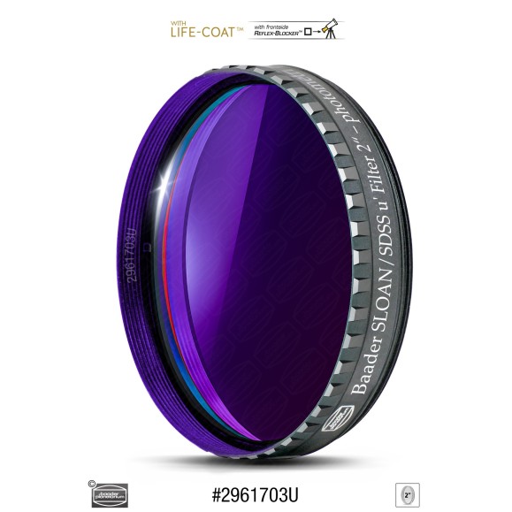 Filtro fotométrico Ø 2" SLOAN-u Baader Planetarium