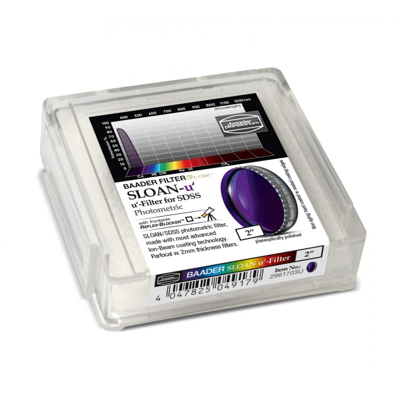 Filtro fotométrico Ø 2" SLOAN-u...
