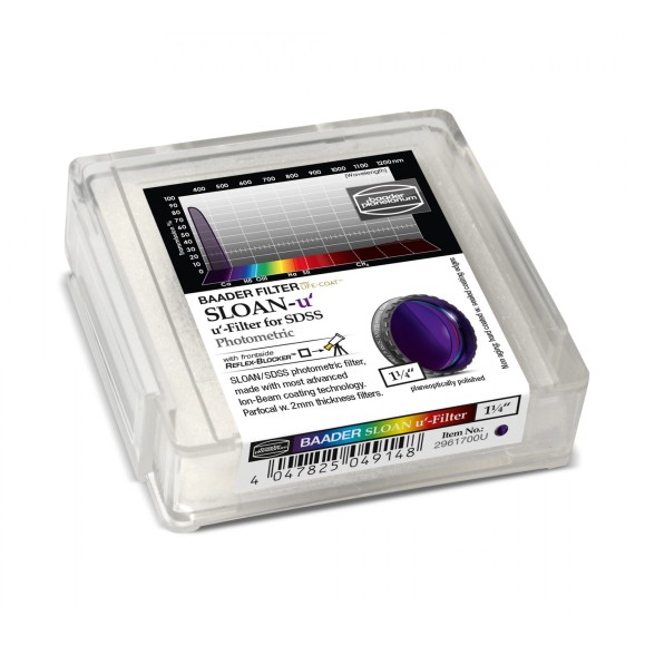 Filtro fotométrico Ø 1¼" SLOAN-u Baader Planetarium