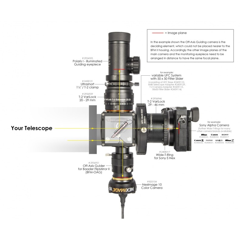 Espelho flip II por Baader Planetarium