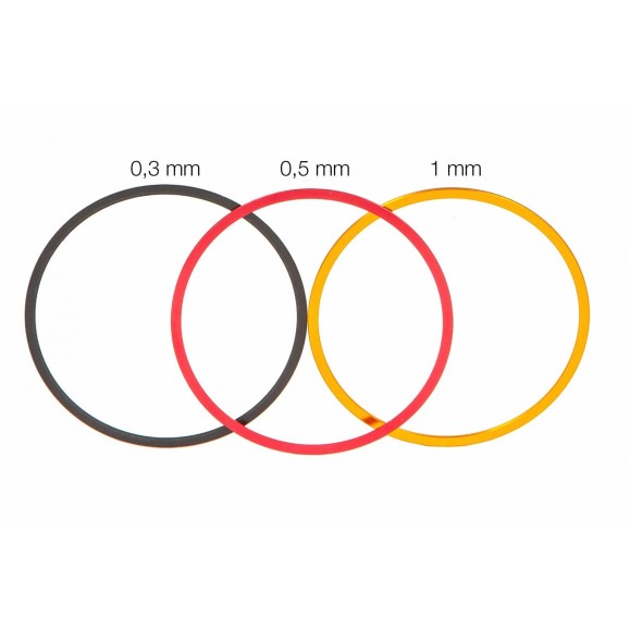 Baader Planetarium Conjunto de 3 anéis espaçadores do M54