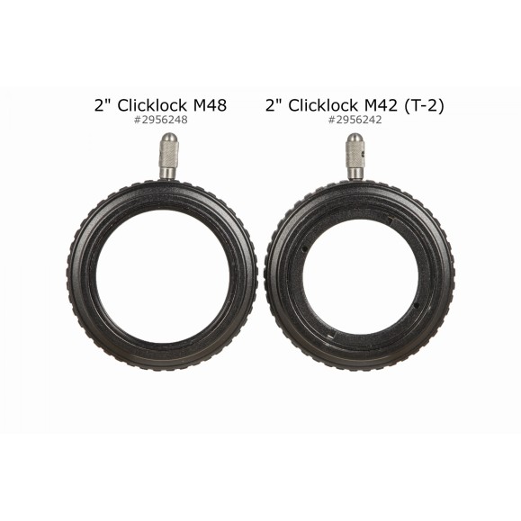 Suporte de ocular Clicklock Ø 2" para roscas T2 Baader Planetarium