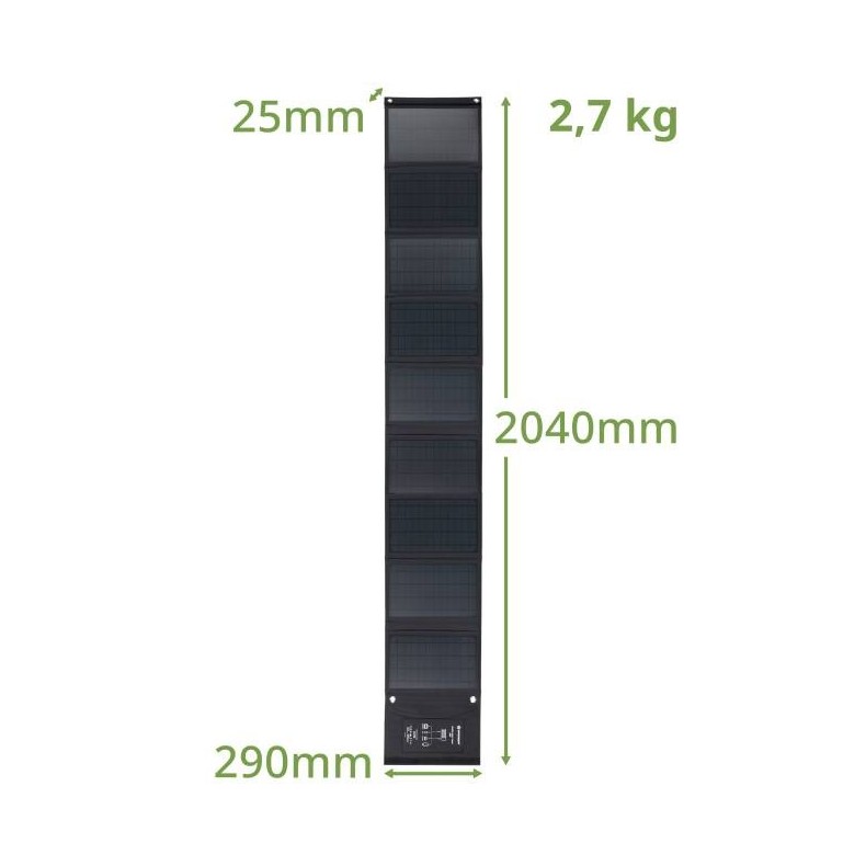 Bresser Painel solar portátil de 60W...